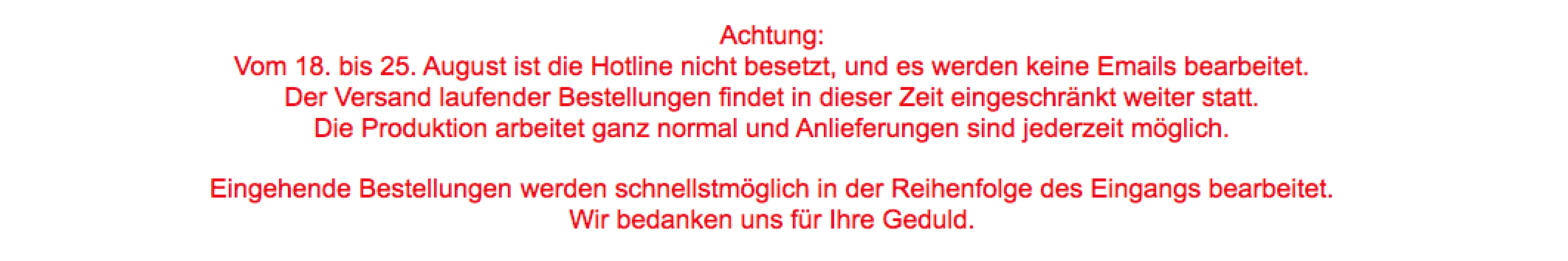 Abwesenheit